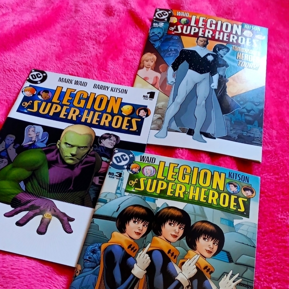 DC comics Legion of super heroes  vol 1,2,3 new